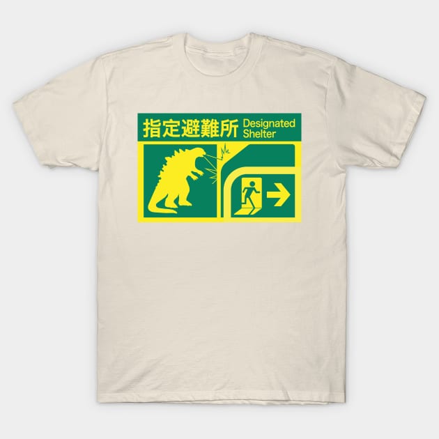 Designated Shelter T-Shirt by CheeseHasselberger